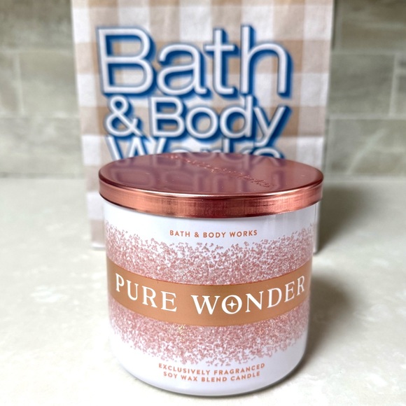 Bath & Body Works Other - BBW Pure Wonder Bath & Body Works 3 Wick Candle